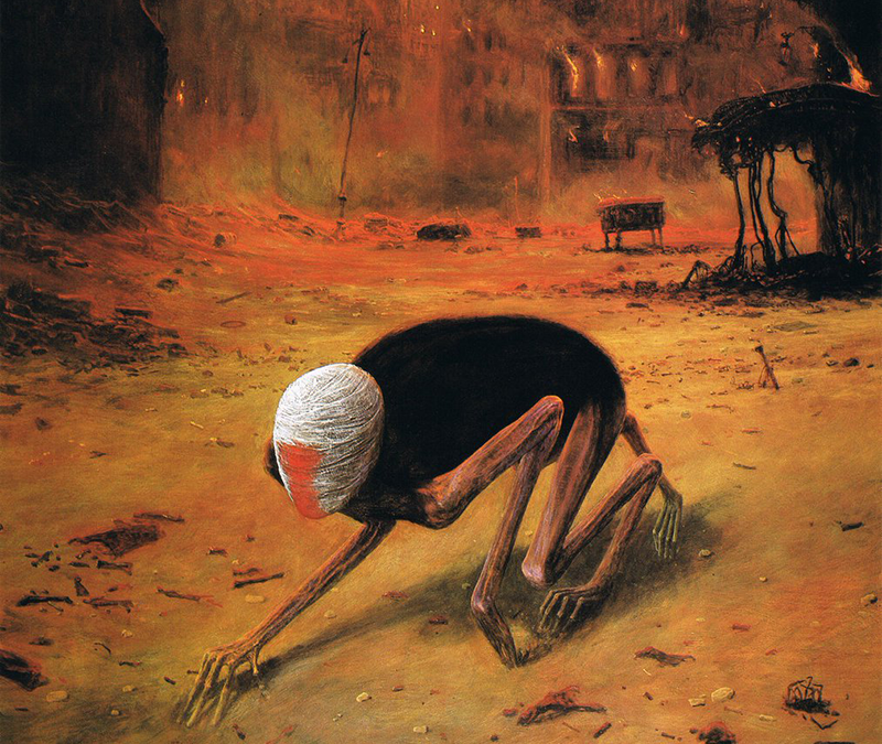 Malować śmierć, aby o niej zapomnieć