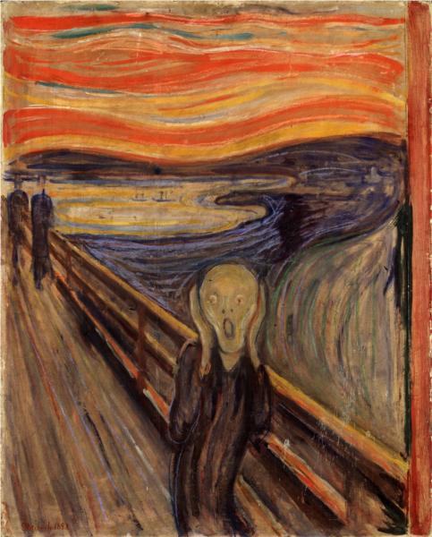 Szok i niedowierzanie! – Edward Munch – Krzyk